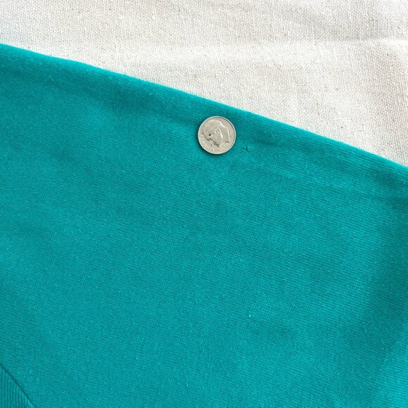 Vintage | "Grand Teton" Crew Neck Raglan Graphic Sweatshirt - Sz S / Aqua - Picture 10 of 10